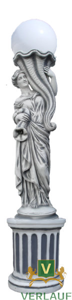 Продам: Фонарь-скульптура "Девушка с рогом