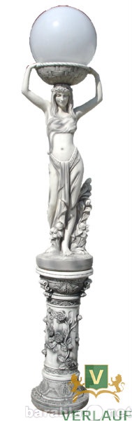 Продам: Фонарь-скульптура "Девушка с корзин