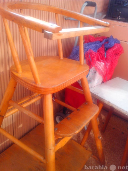 Продам: детский стульчик-трансформер деревяный