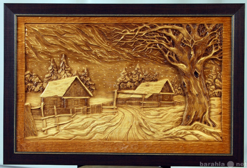 Продам: Картина резьба по дереву
