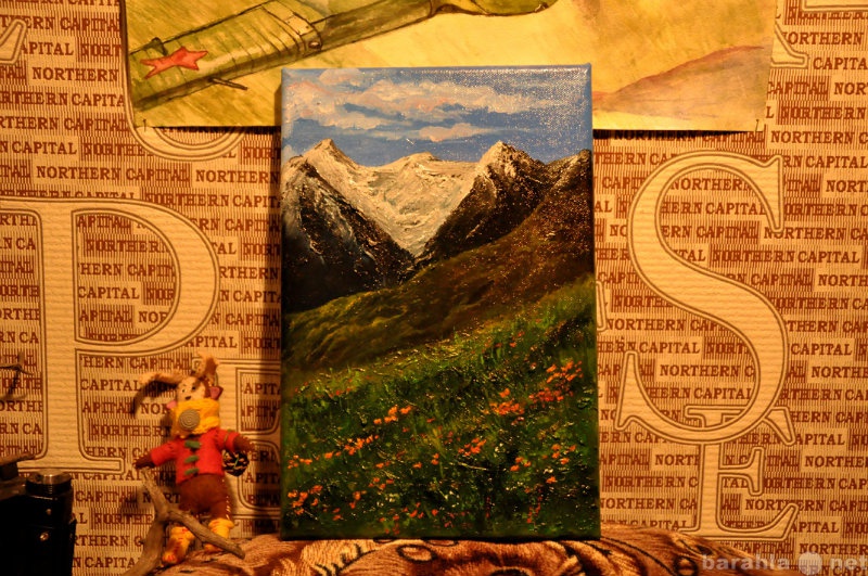 Продам: Картина "Гора Белуха. Альпийские лу