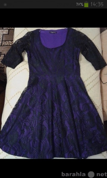 Продам: платье гипюровое фиолетового цвета