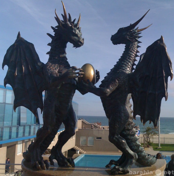 Продам: Скульптура "Влюбленные драконы&qu