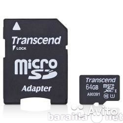 Продам: Карта памяти TransFlash 64Gb microsdxc C