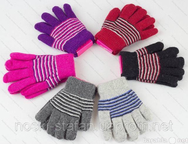 Продам: детские ангоровые перчатки от 4 до 8лет