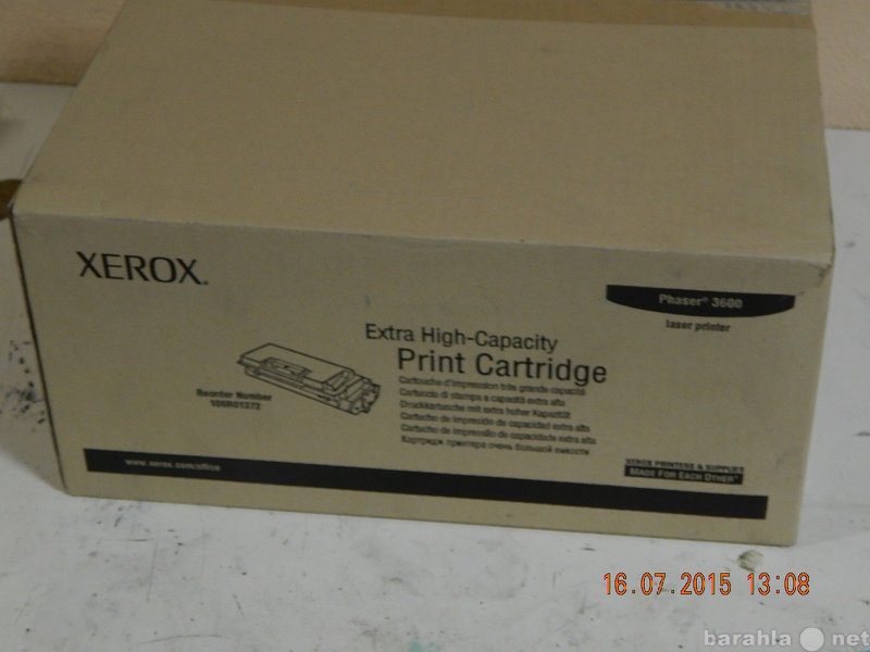 Продам: Тонер-картридж XEROX PHASER 3600 20K(o)
