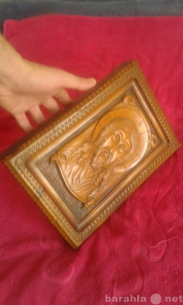 Продам: Икона резная Христа Спасителя 19 век
