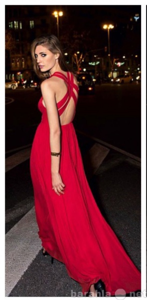 Продам: Красное платье в пол от mango