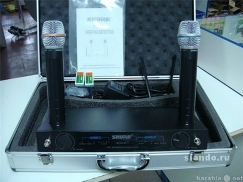 Продам: микрофон Shure Beta 87(89)-2 микр. радио