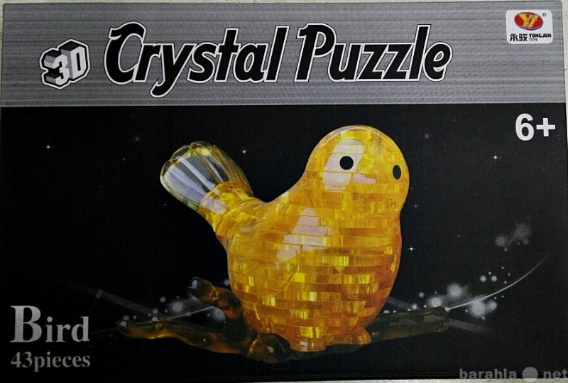 Продам: 3D пазл кристальный Птичка на ветке