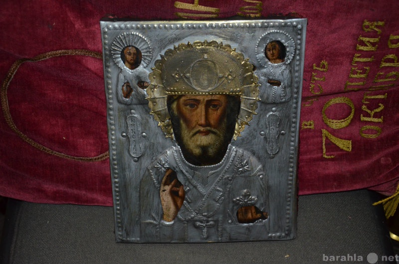 Продам: Икона Св. Николай Угодник. Конец 19 века
