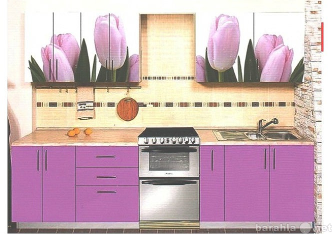 Продам: Кухонный гарнитур Сиреневый тюльпан