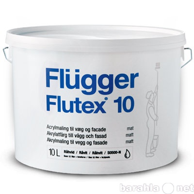 Продам: КРАСКА Акриловая flugger flutex 10