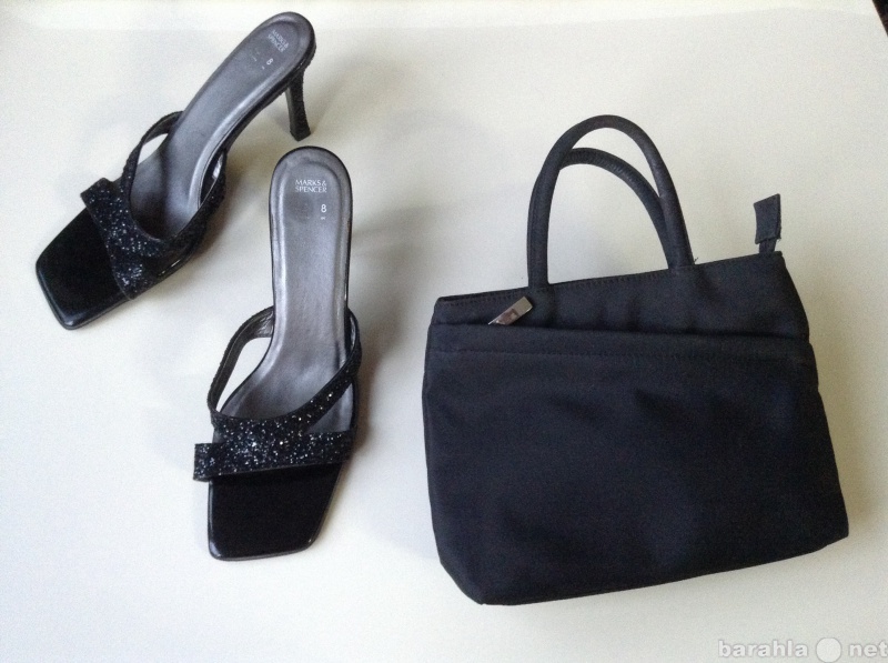 Продам: Босоножки и сумку черные