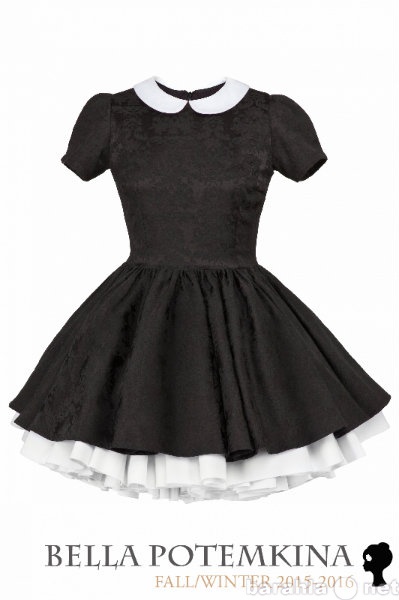 Продам: Платье Рафаэль черное с белым мини