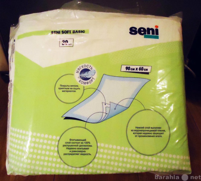 Продам: Пеленки Seni Soft Basic 90 х 60 см