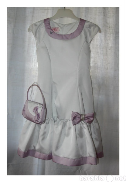 Продам: Праздничное атласное платье, р.134