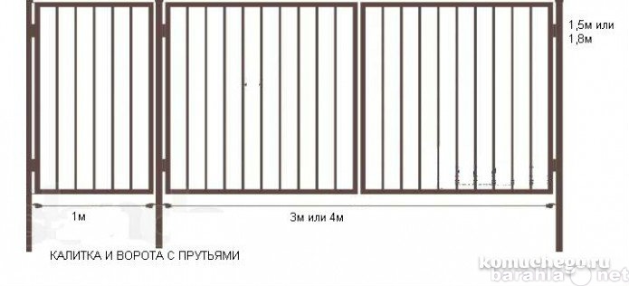 Продам: Садовые ворота