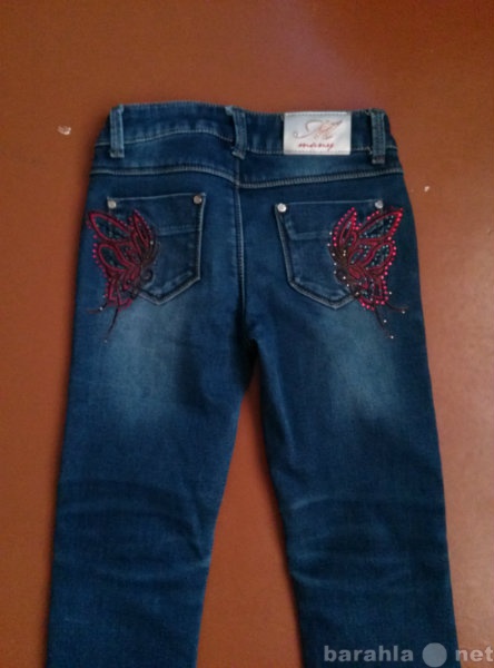 Продам: джинсы на флисе на девочку