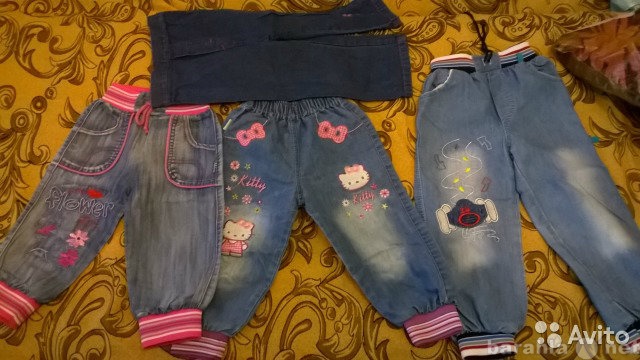 Продам: джинсы на девочку 1-3 лет