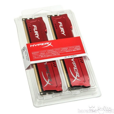 Продам: Kingston HyperX Fury Red Series 16GB DDR