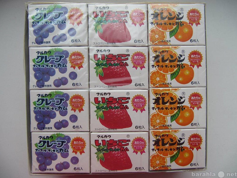 Продам: Сочные вкусные жвачки 3 вкуса Marukawa