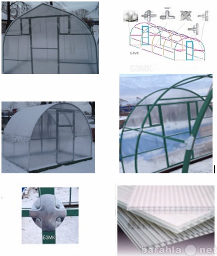 Продам: Теплицы парники поликарбонат розн и опт