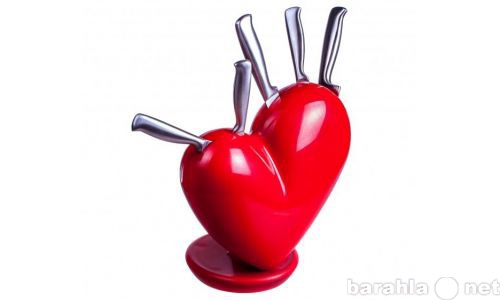 Продам: Набор ножей с подставкой "Сердце&