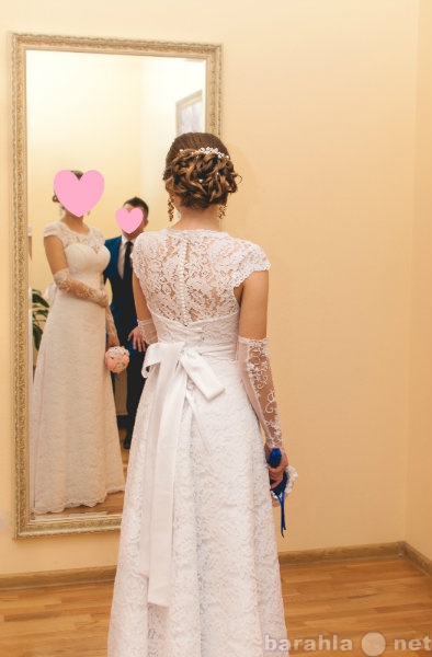 Продам: Красивое свадебное платье и накидка