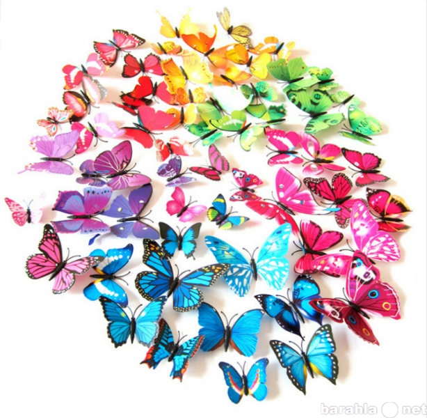 Продам: Бабочки виниловые  3D