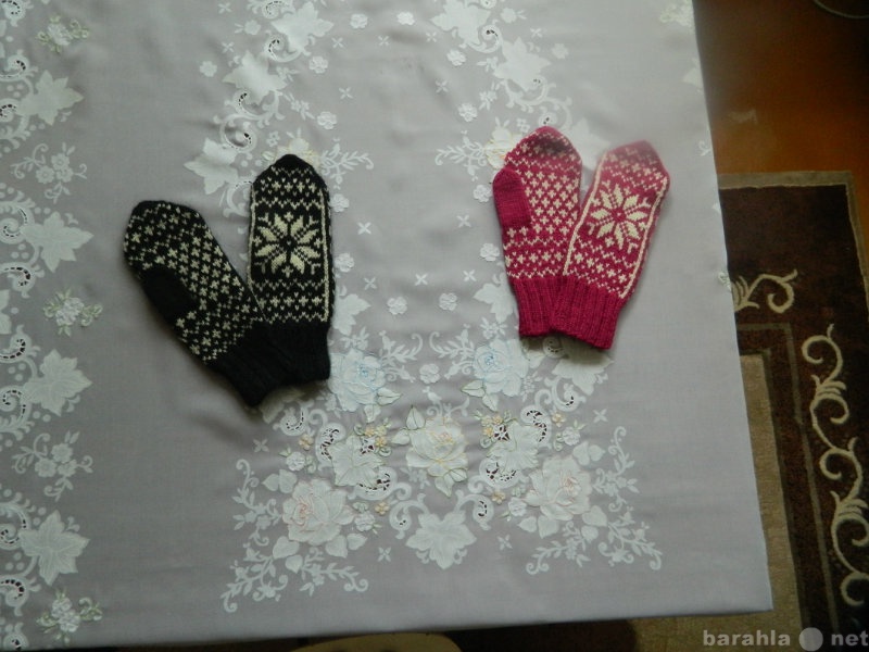 Продам: рукавички с орнаментом