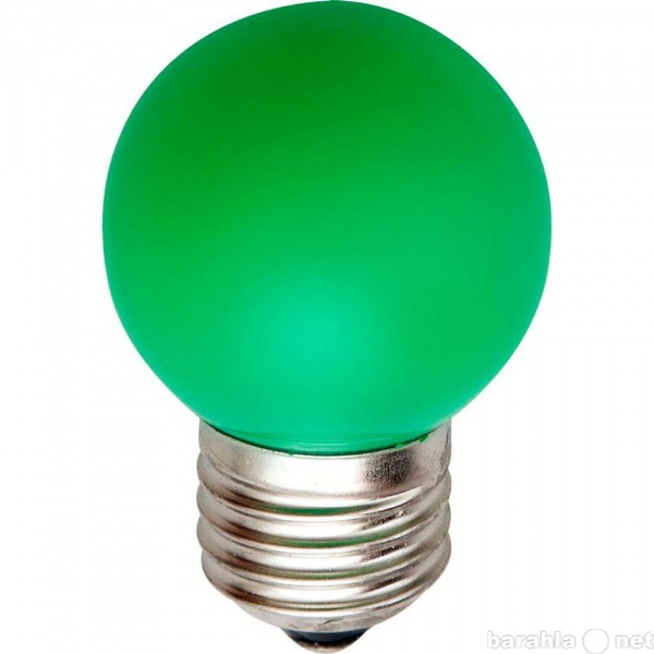 Продам: LED лампа-шарик E27 зеленая