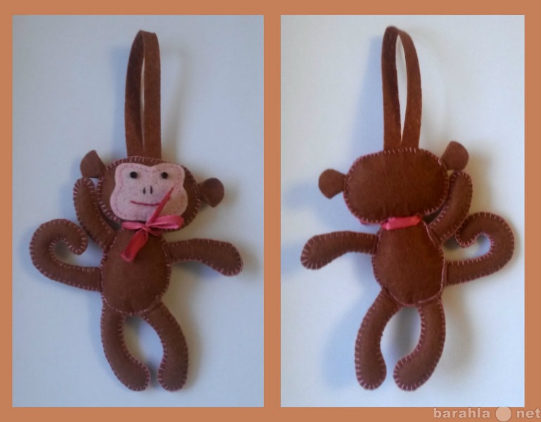 Продам: Игрушка-символ 2016 обезьянка из фетра
