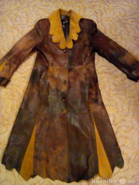 Продам: Кожанное пальто