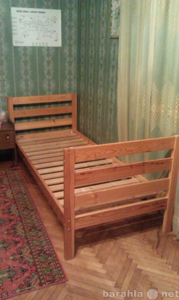 Продам: односпальная деревянная кровать б/у