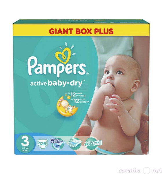 Продам: Подгузники Pampers active baby3 (4-9 кг)