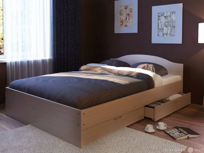 Продам: Кровать 2-х спальная с ящиками