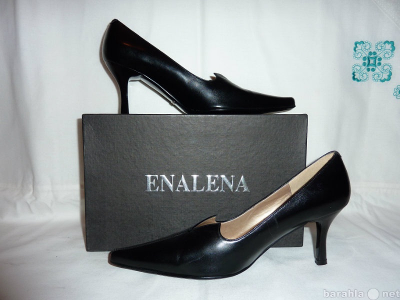 Продам: Туфли Enalena, черные, кожа
