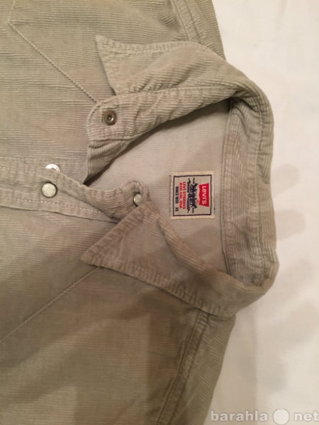 Продам: Серая вельветовая рубаха Levi&#039;s 50