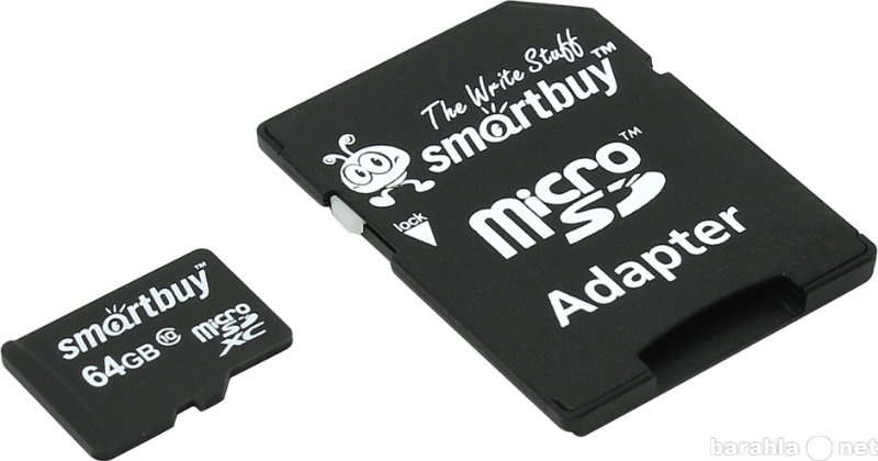 Продам: MicroSD 64GB Smart Buy Class 10 + SD