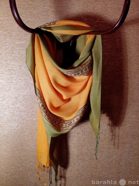 Продам: шарф желто-зеленый