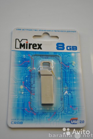 Продам: Флешка Mirex 8GB Crab USB 2.0 Новая
