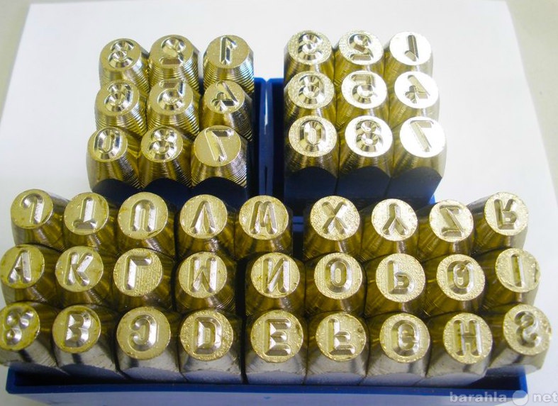 Продам: Клейма в наборе металл букв и цифр 2-10м