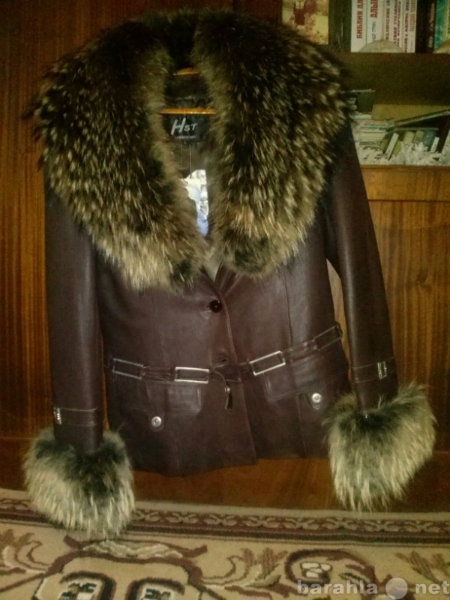 Продам: Новая кожаная куртка с мехом