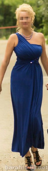 Продам: Элегантное синее платье в пол