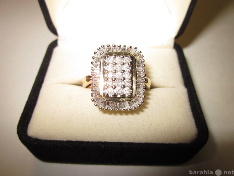 Продам: кольцо золотое с бриллиантами