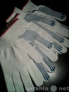 Продам: перчатки х/б с пластиковым покрытием