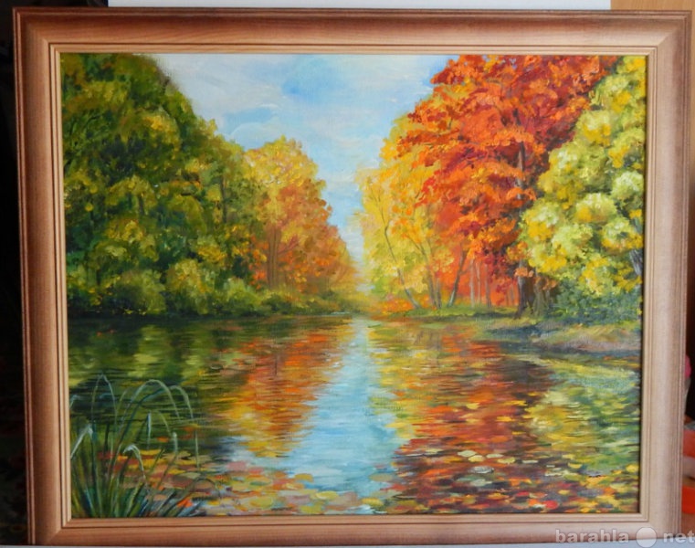Продам: Картина "Осеннее озеро"