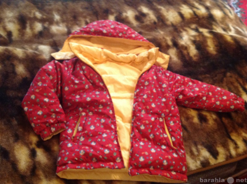 Продам: Куртка-пуховик, двусторонняя, 128 см