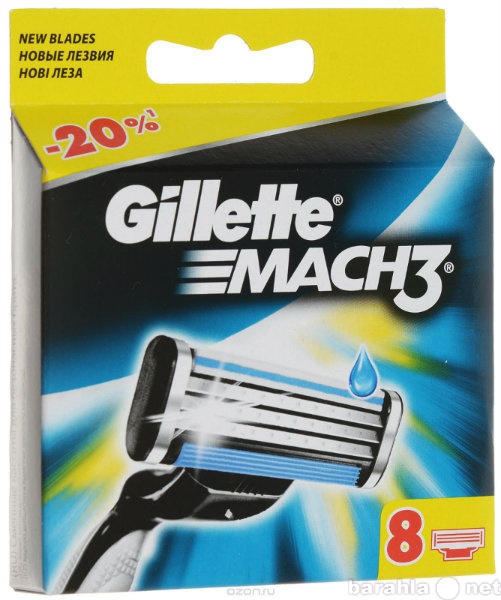 Продам: Сменные кассеты Gillette Mach3